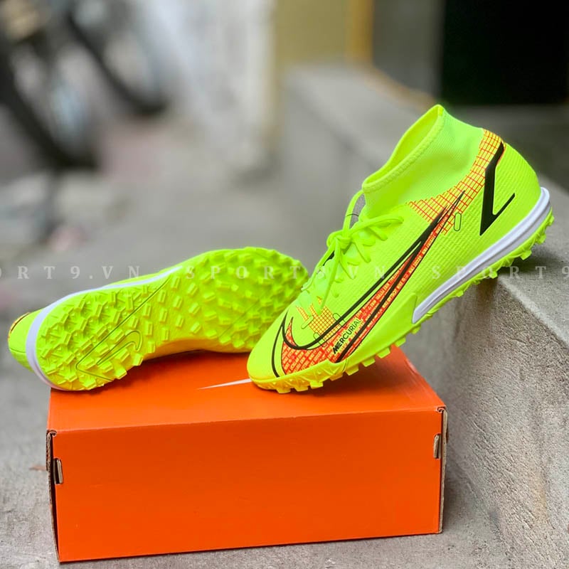 Nike Mercurial Superfly 8 Academy TF Motivation - Volt/Black/Bright Crimson - CV0953-760